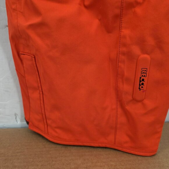 Volcom Baldface Guide Gore-Tex Snowboard Pants Medium Orange Ski Vents Outdoor - Picture 7 of 16